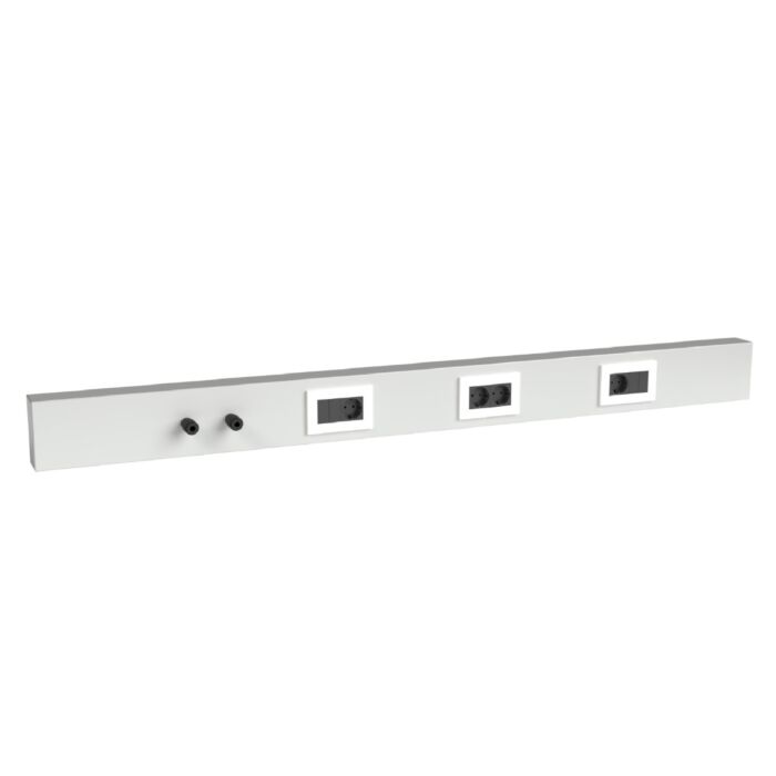 Kraftmeister Expert block with outlet 2 cabinets grey