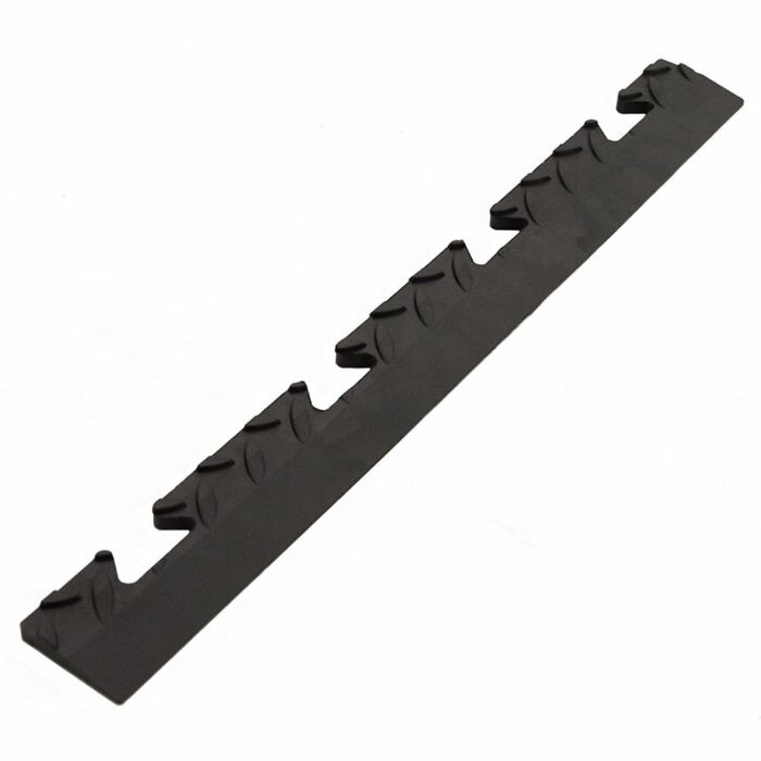 George Tools garage floor tile edge piece female diamond black