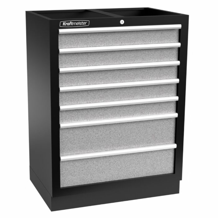 Kraftmeister Standard tool cabinet 7 drawers grey