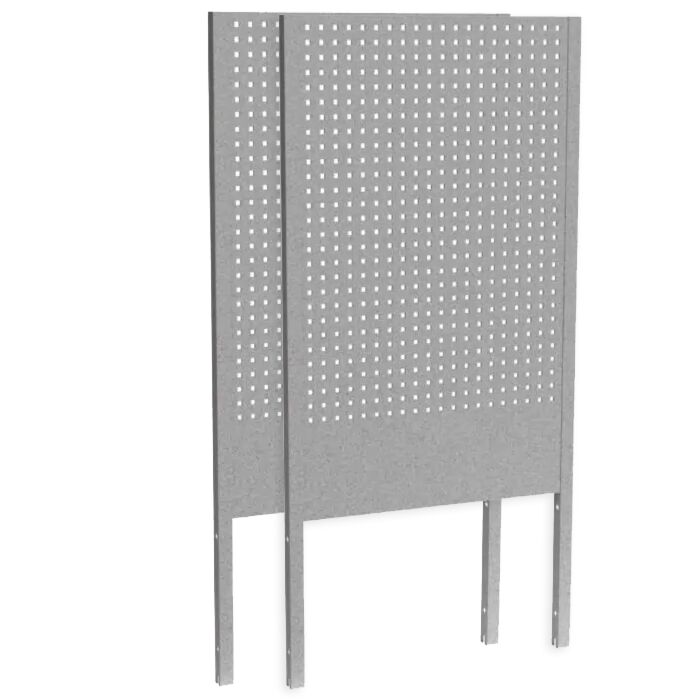 Kraftmeister Standard metal tool panel corner grey