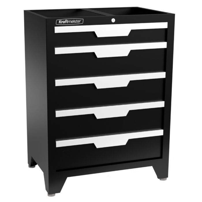 Kraftmeister Standard tool cabinet 5 drawers black