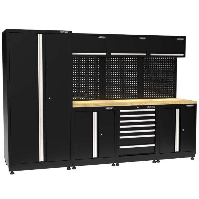 Kraftmeister Pro garage storage system Darwin oak black