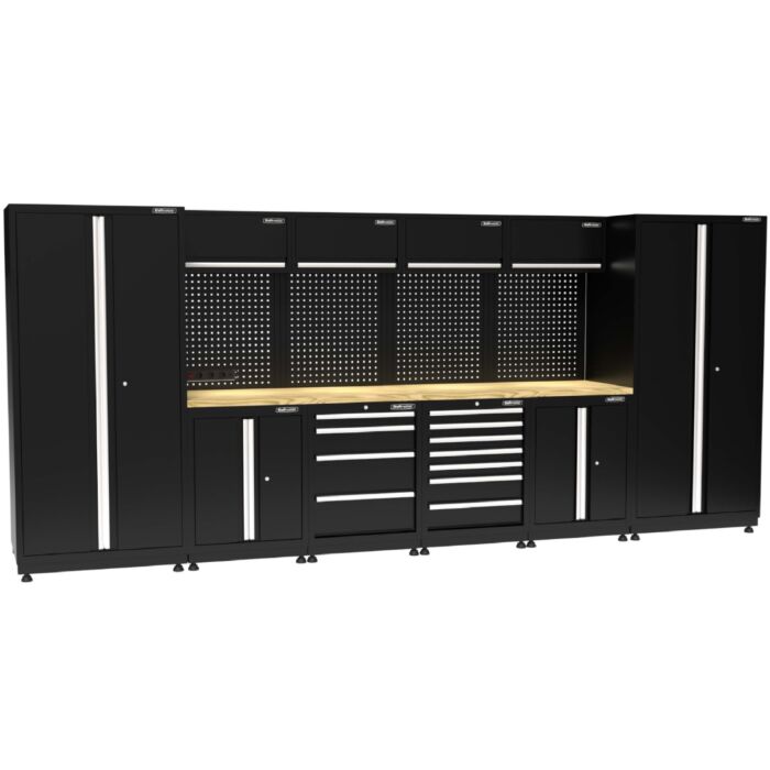 Kraftmeister Pro garage storage system Brisbane oak black