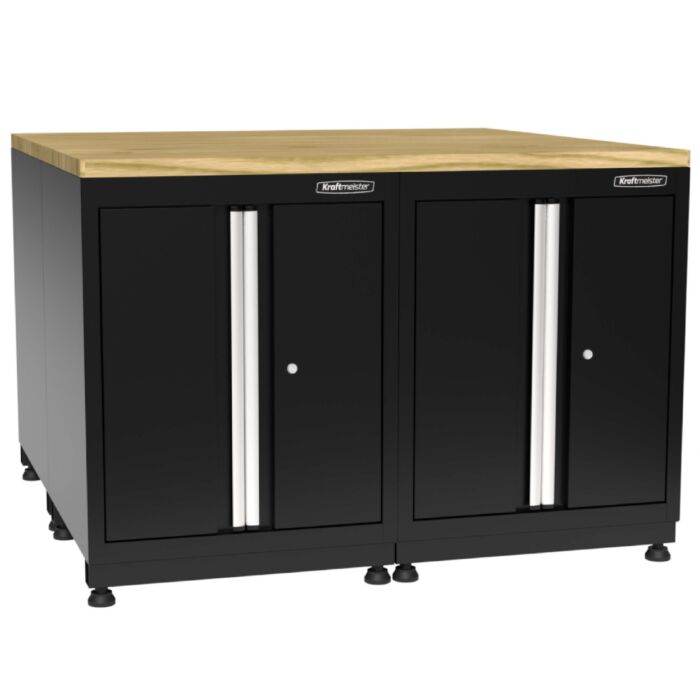 Kraftmeister Pro workstation Peel Island oak black