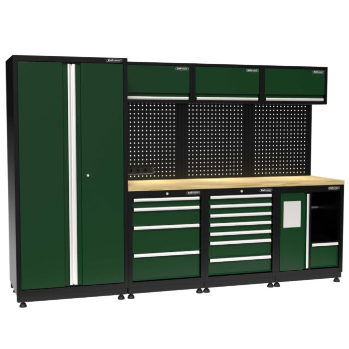 Kraftmeister modular garage system Halifax Nextgen Green