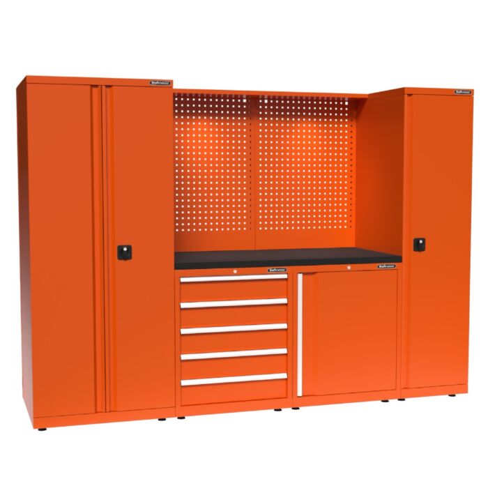 Kraftmeister Expert garage storage system M hybrid orange