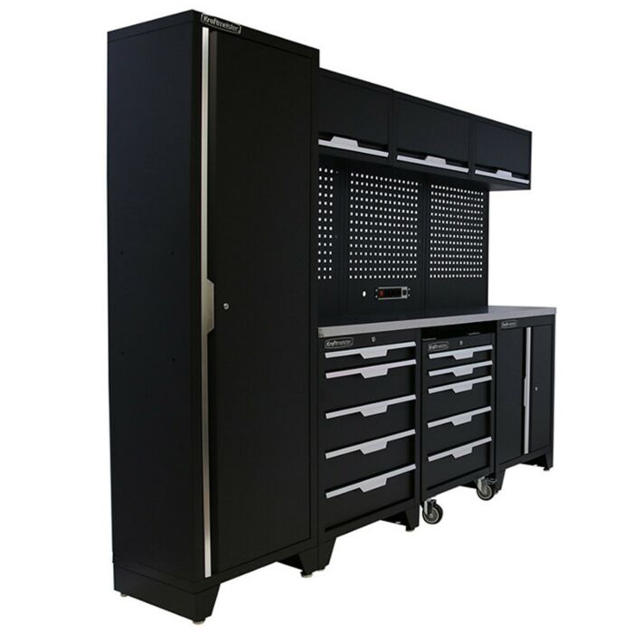 Kraftmeister Standard garage storage system Alabama stainless steel black