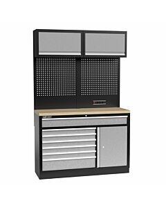 Kraftmeister Standard garage storage system Minnesota plywood grey