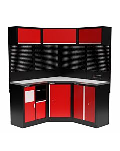 Kraftmeister Standard garage storage system Oregon stainless steel red