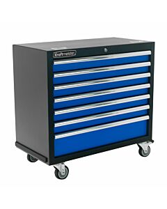 Kraftmeister Standard roller cabinet XL 7 drawers blue