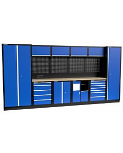 Kraftmeister Standard garage storage system Michigan plywood blue