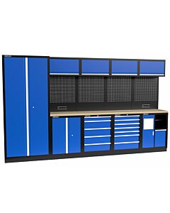 Kraftmeister Standard garage storage system New Jersey plywood blue