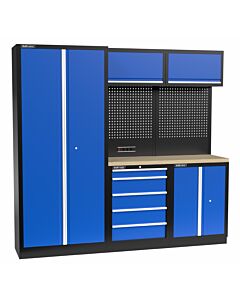 Kraftmeister Standard garage storage system Wisconsin plywood blue