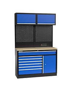 Kraftmeister Standard garage storage system Minnesota plywood blue