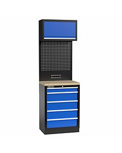 Kraftmeister Standard garage storage system Vermont plywood blue