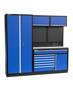 Kraftmeister Standard garage storage system Iowa stainless steel blue