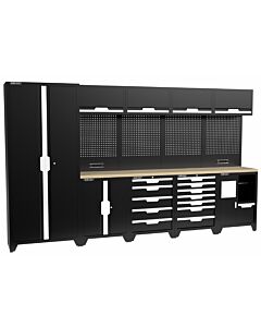 Kraftmeister Standard garage storage system New Jersey plywood black