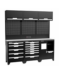 Kraftmeister Standard garage storage system Maryland stainless steel black