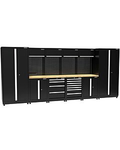 Kraftmeister Pro garage storage system Brisbane oak black