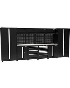 Kraftmeister Pro garage storage system Brisbane stainless steel black