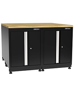 Kraftmeister Pro workstation Peel Island oak black