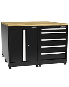 Kraftmeister Pro workstation Phillip Island oak black