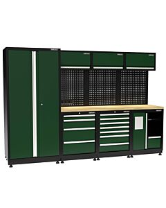 Kraftmeister modular garage system Halifax Nextgen Green