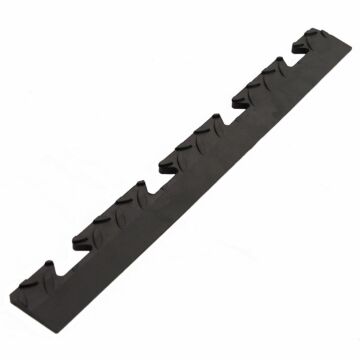 George Tools garage floor tile edge piece female diamond black