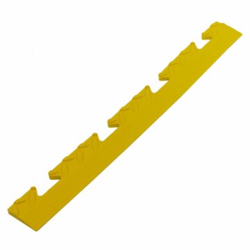 George Tools garage floor tile edge piece female diamond yellow