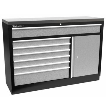 Kraftmeister Standard tool cabinet XL stainless steel grey