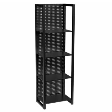 Kraftmeister Standard metal shelving unit 68 cm black