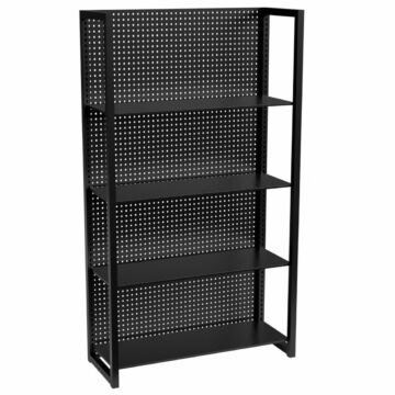 Kraftmeister Standard metal shelving unit 120 cm black