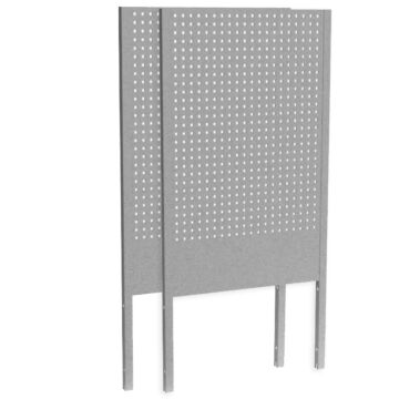 Kraftmeister Standard metal tool panel corner grey