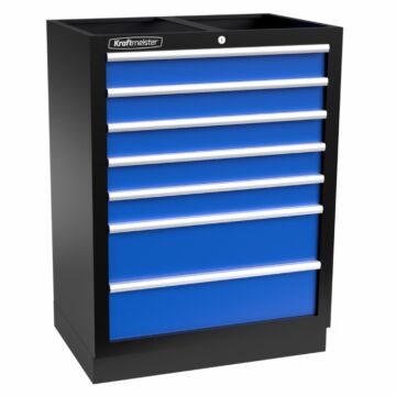 Kraftmeister Standard tool cabinet 7 drawers blue