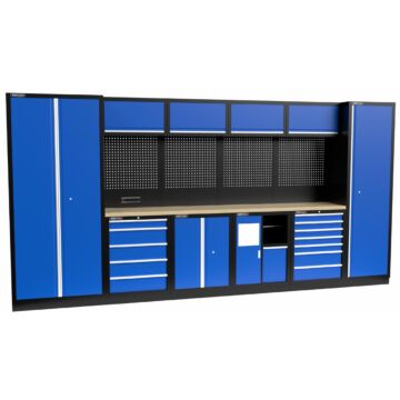 Kraftmeister Standard garage storage system Michigan plywood blue