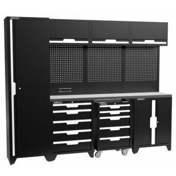 Kraftmeister Standard garage storage system Alabama stainless steel black