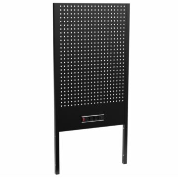 Kraftmeister Standard metal tool panel with outlet black