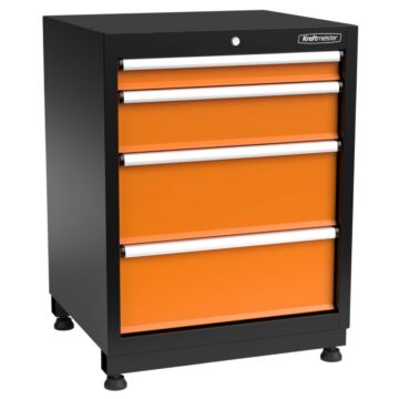 Kraftmeister Premium tool cabinet 4 drawers orange