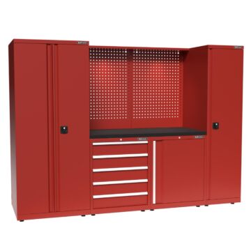 Kraftmeister Expert garage storage system M hybrid red