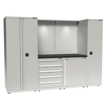 Kraftmeister Expert garage storage system M hybrid grey