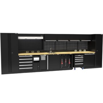 Kraftmeister Expert garage storage system XL beech black