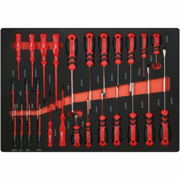 Tool drawer insert 5. Screwdriver set - 27 pieces