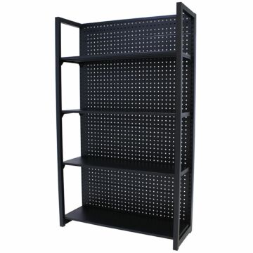 Kraftmeister Standard metal shelving unit 120 cm black